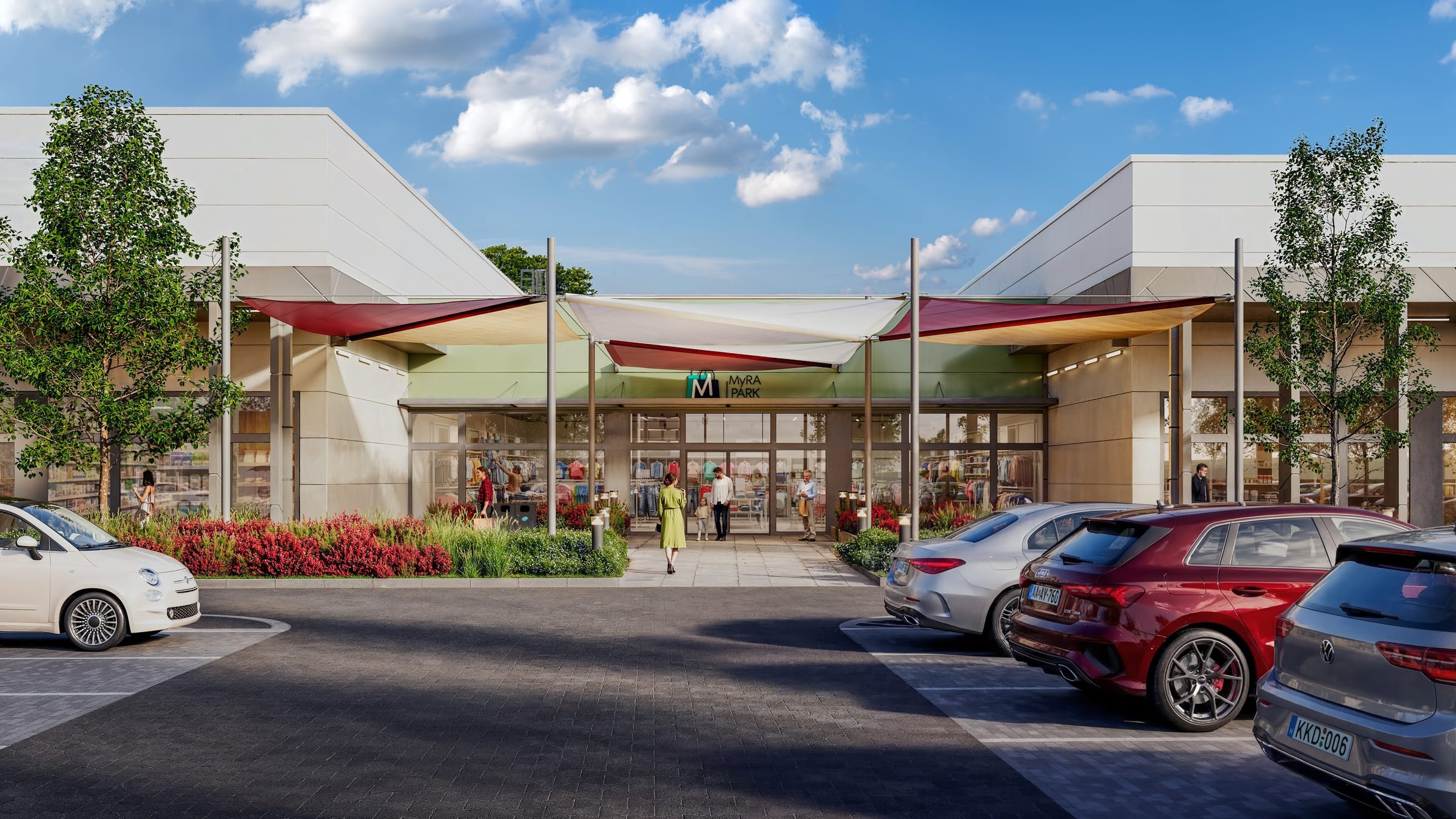 MyRA Park M3 - Látványterv